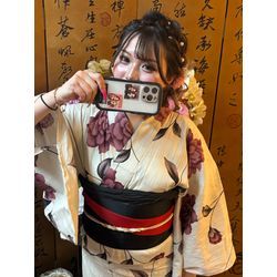 浴衣のお着付をしましたの画像1