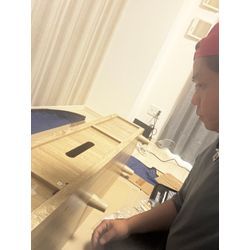 名古屋市にてLOWYAのテレビボード組み立ての画像1