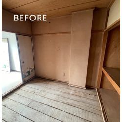 東京都　東久留米市　事務砂壁塗装施工の画像1