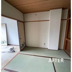 東京都　東久留米市　事務砂壁塗装施工の画像2