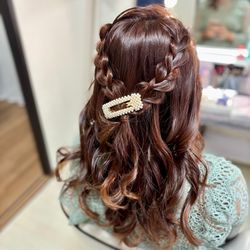 参列・お呼ばれヘアセット/ハーフアップの画像1