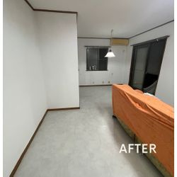 埼玉県　飯能市　リビング12畳間　壁紙コーティング施工の画像2