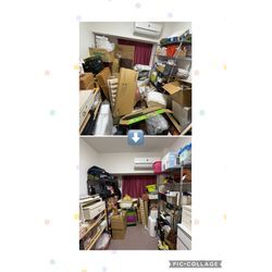 片付けのbefore after『物置部屋』『ダイニング』の画像1