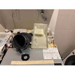 福岡市南区　シャープ　ドラム式洗濯機　ES-W113  分解クリーニングの画像2