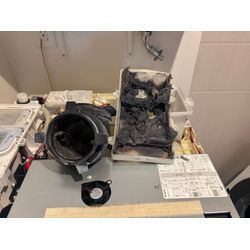 福岡市南区　シャープ　ドラム式洗濯機　ES-W113  分解クリーニングの画像1