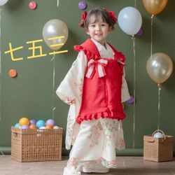 3歳七五三被布キャサリンコテージレンタル🎈の画像1