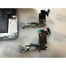 ライトニングコネクタに異常が発生してしまい、充電がされない状態のiPhone💦の画像1