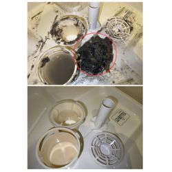 多摩区 洗濯機 排水口詰まり除去作業！の画像2