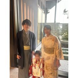 七五三　ご家族で和服の画像1