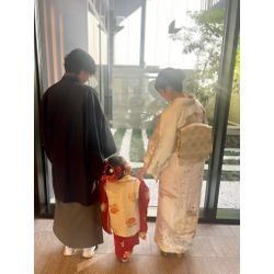 七五三　ご家族で和服の画像2