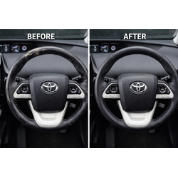 【擦れ・剥がれを新品のように】車のステアリング補修は交換よりもお得ですの画像1