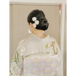 25/12/1 七五三　訪問着　ロング　シニヨンの画像1