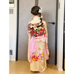 25/11/15 七五三　七歳　サイドの編みおろしの画像2