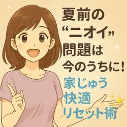 夏前の“ニオイ”問題は今のうちに！家じゅう快適リセット術✨の画像1
