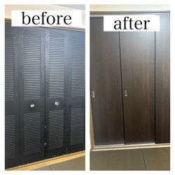 尼崎市でクローゼット扉交換｜枠そのままでスッキリ新調の画像1