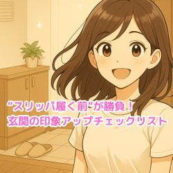 “スリッパ履く前”が勝負！玄関の印象アップチェックリスト🚪の画像1