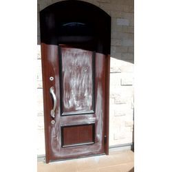 玄関ドア ダイノックで装飾の画像2