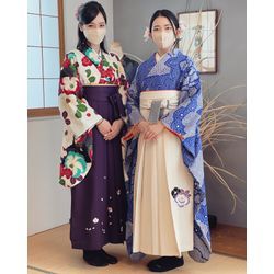 少し前ですが卒業式袴の着付けです。の画像1