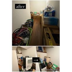 片付けのbefore after『階段下収納』の画像2