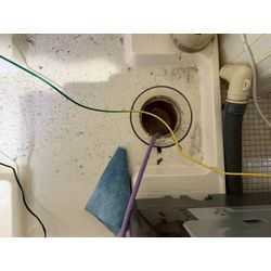 【神戸市中央区｜戸建ての雑排水つまり】原因は屋外排水のヘドロ詰まり💦の画像1