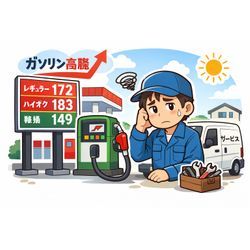 「ガソリン価格が高すぎる…訪問サービスへの影響について」の画像1