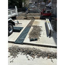 砂利下防草シート施工の画像3