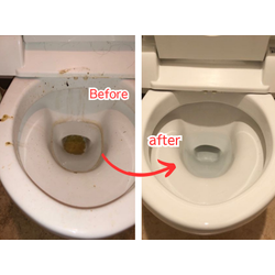 落ちない汚れもプロの力でピカピカに！トイレが気持ちよく使える空間へ(^_^)の画像1