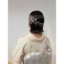 訪問着♡ボブスタイル（メイクモニター様）の画像1