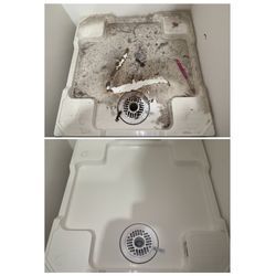 中央区 洗濯機 排水口詰まり除去！の画像1