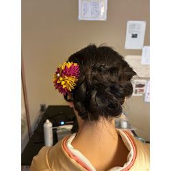 本日のお客様！！ドキドキバクバク！(お任せまとめ髪)の画像1