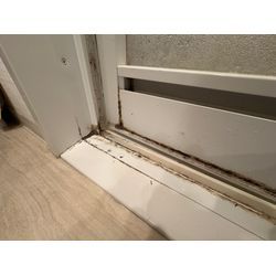 ★浴室ドアのカリカリ汚れ除去★の画像2