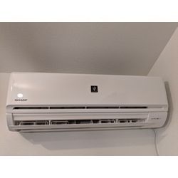 東京都国分寺市 エアコン分解クリーニング シャープ AC-P22AWの画像1