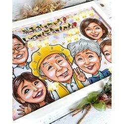 『米寿祝い』のご紹介✨【画像あり】〜愛知の似顔絵屋さんがつむぐハッピーブログ〜の画像2