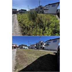 売地の除草実施【千葉県】の画像2