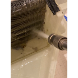 C33エラーの修理！SHARPシャープのドラム式洗濯機ES-WS14　ヒートポンプを分解洗浄できる業者をお選びくださいの画像2