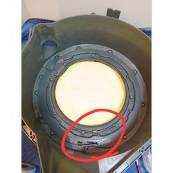 【姫路・加古川・明石・神戸】NA-VX8900 脱水時の異音・黒いカスの原因｜脱水受けカバー破損の実例の画像2