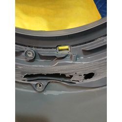 【姫路・加古川・明石・神戸】NA-VX8900 脱水時の異音・黒いカスの原因｜脱水受けカバー破損の実例の画像1