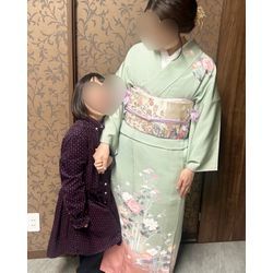 お宮詣り　お母様　訪問着の画像3