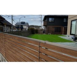 【施工事例】フェンス＋人工芝＋砂利で、手入れラクな外まわりに✨の画像1