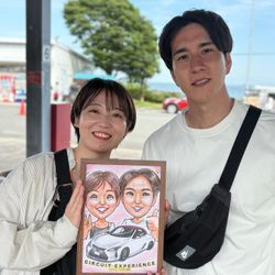 愛知県蒲郡市のカーイベントに出張してきました✨【画像あり】〜愛知の似顔絵屋さんのブログ〜の画像3