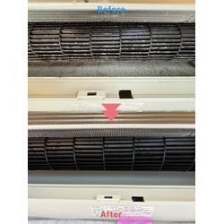 【千葉市稲毛区】SHARP AY-G28S をドレンパン分解クリーニングしました！の画像1