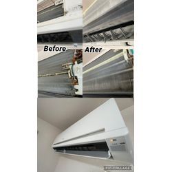 川越市で日立RAS-A22Dエアコンがピカピカに！8年分の汚れもコネクトにお任せ！の画像1