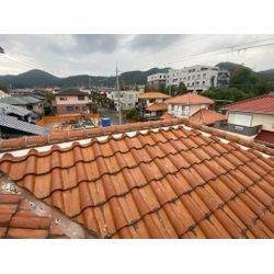 瓦屋根漆喰工事の画像2