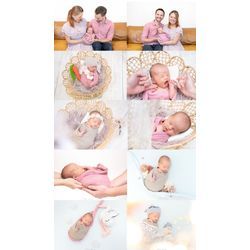 ニューボーンご家族写真！の画像1