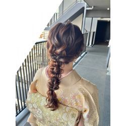 入学式♡編みおろしの画像1