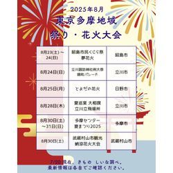2025年8月・多摩地域のお祭り情報まとめの画像3