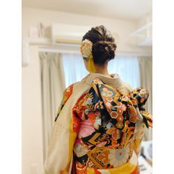 25/10/11 振袖のお支度の画像2