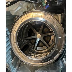 神奈川県横浜市港北区　Panasonic ドラム式洗濯機　分解クリーニング　窓パッキン水漏れ修理の画像2