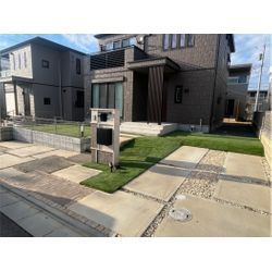 お庭のリメイク致します。人工芝　茨城県つくば市の画像2