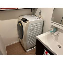 吉川市　ドラム式洗濯機　かさ上げ台設置！の画像1